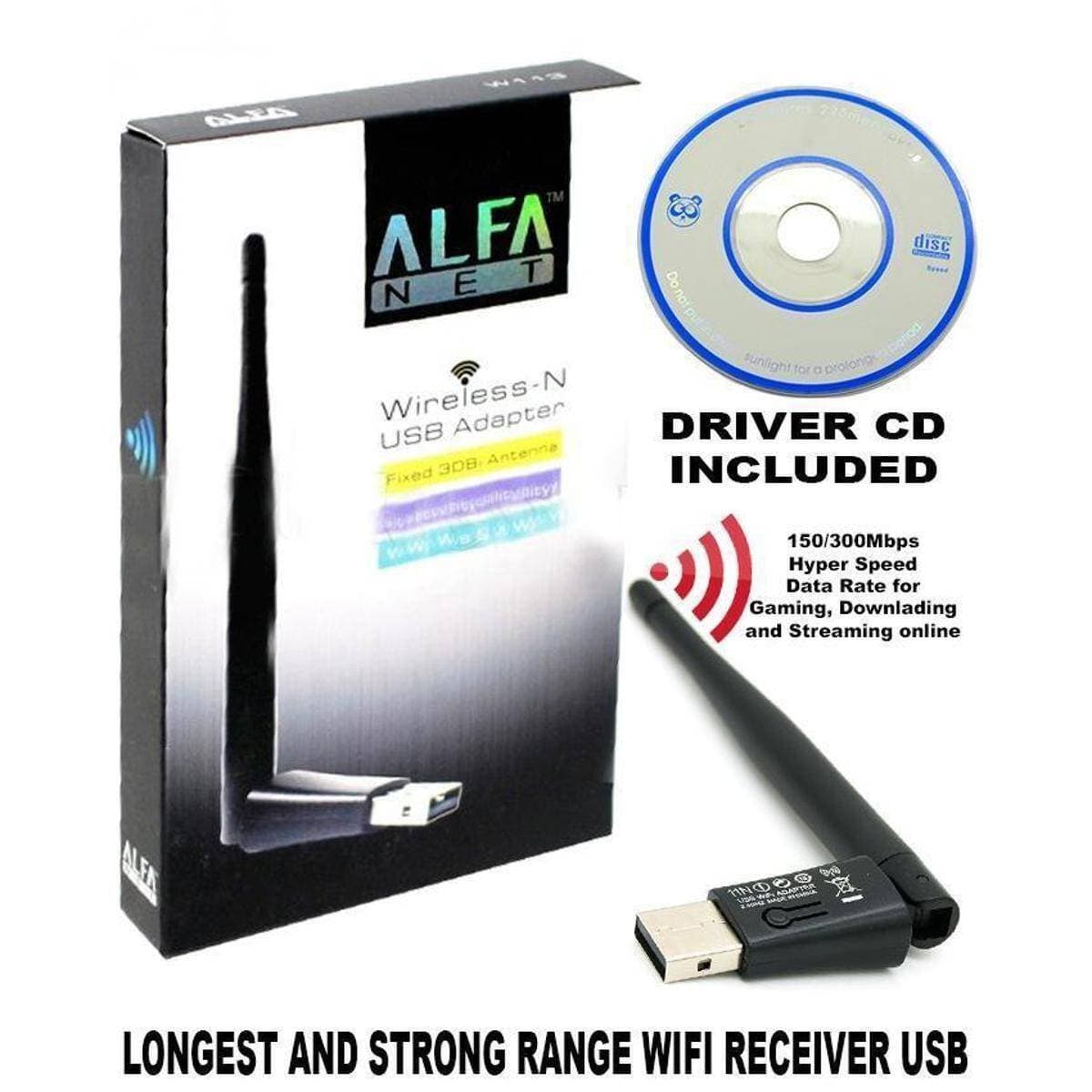 Alfa Wifi Catcher Receiver 802.11 Bgn 150-Mbps
