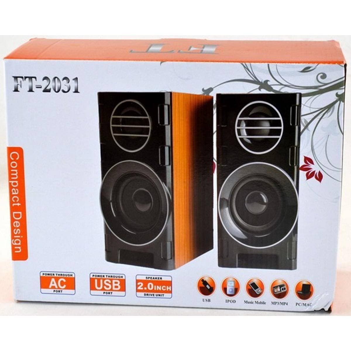 Prime USB F&T 2031 Multimedia Speakers Portable Multimedia Speaker