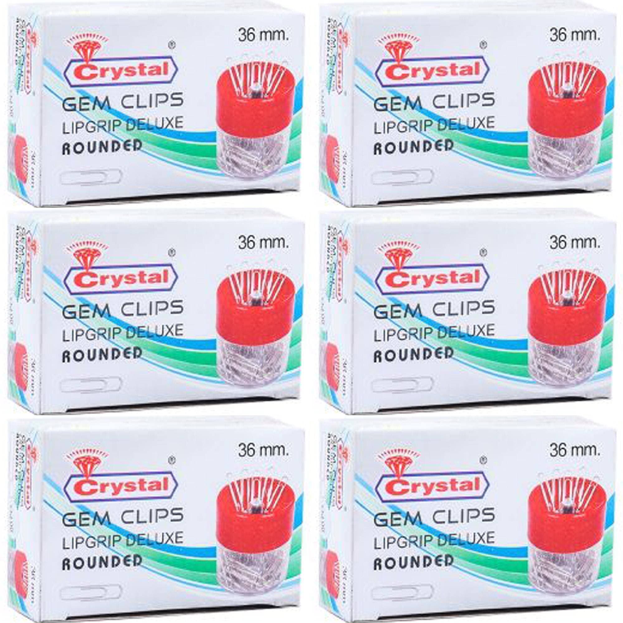 Gem Clip / Paper Clip / Document Clip (600 PCS / 6 Pkt)