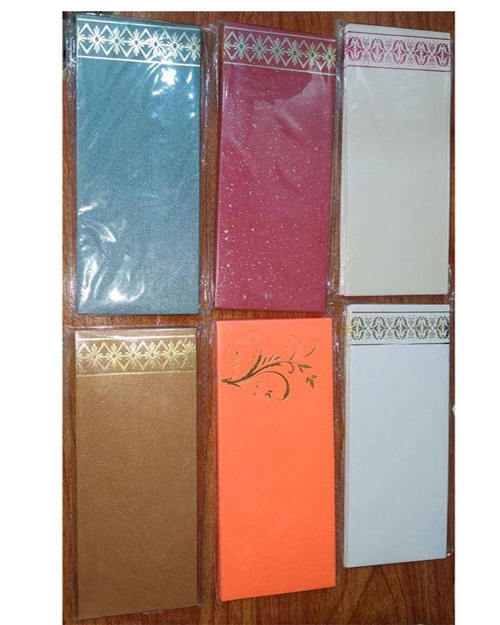 Fancy Multicolor Envelope (6 Packet)