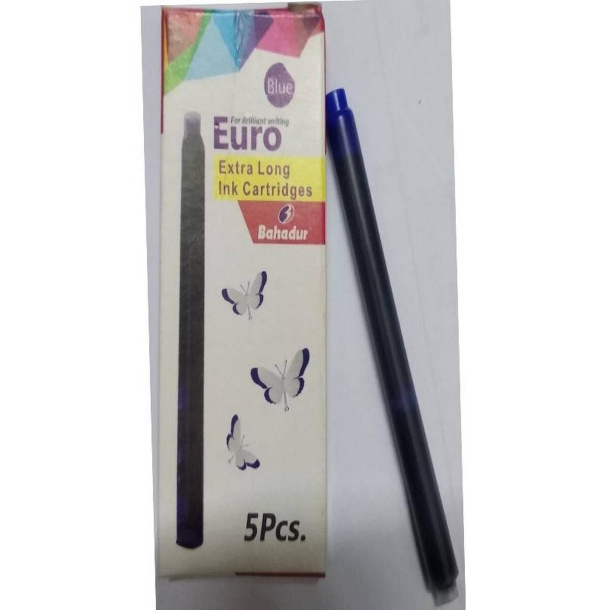 Euro Ink Cartridge Extra Long Blue (5 PCS)