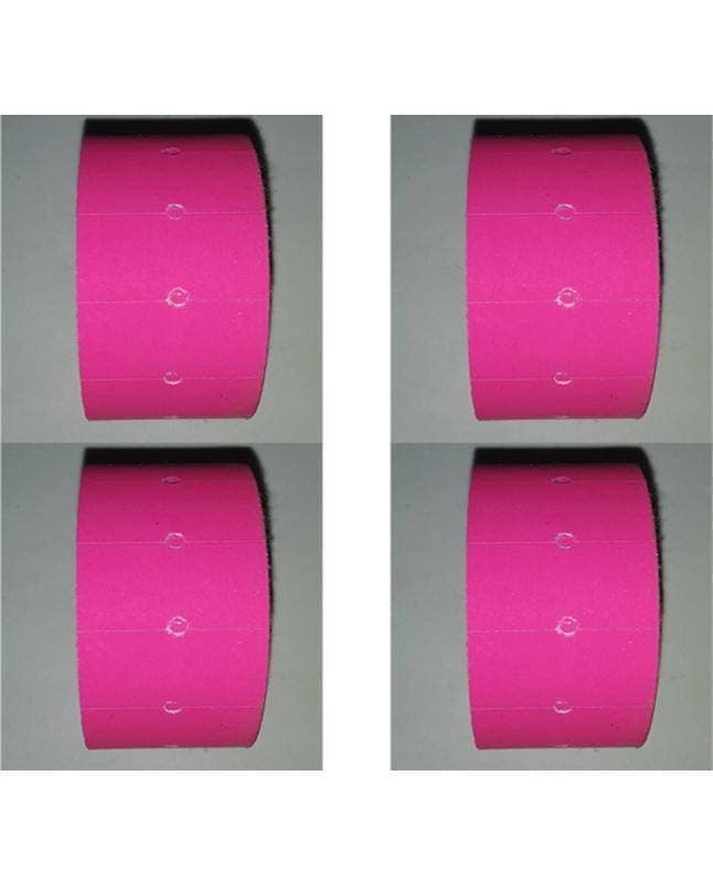 Price Tag Sticker Label Roll Pink (4 PCS)