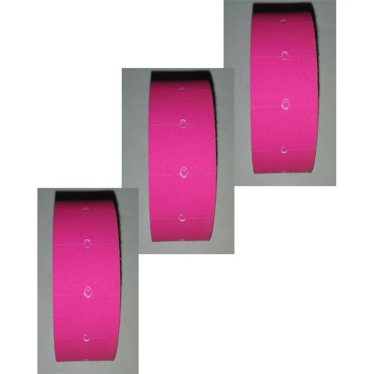 Price Tag Sticker Label Roll Pink (3 PCS)