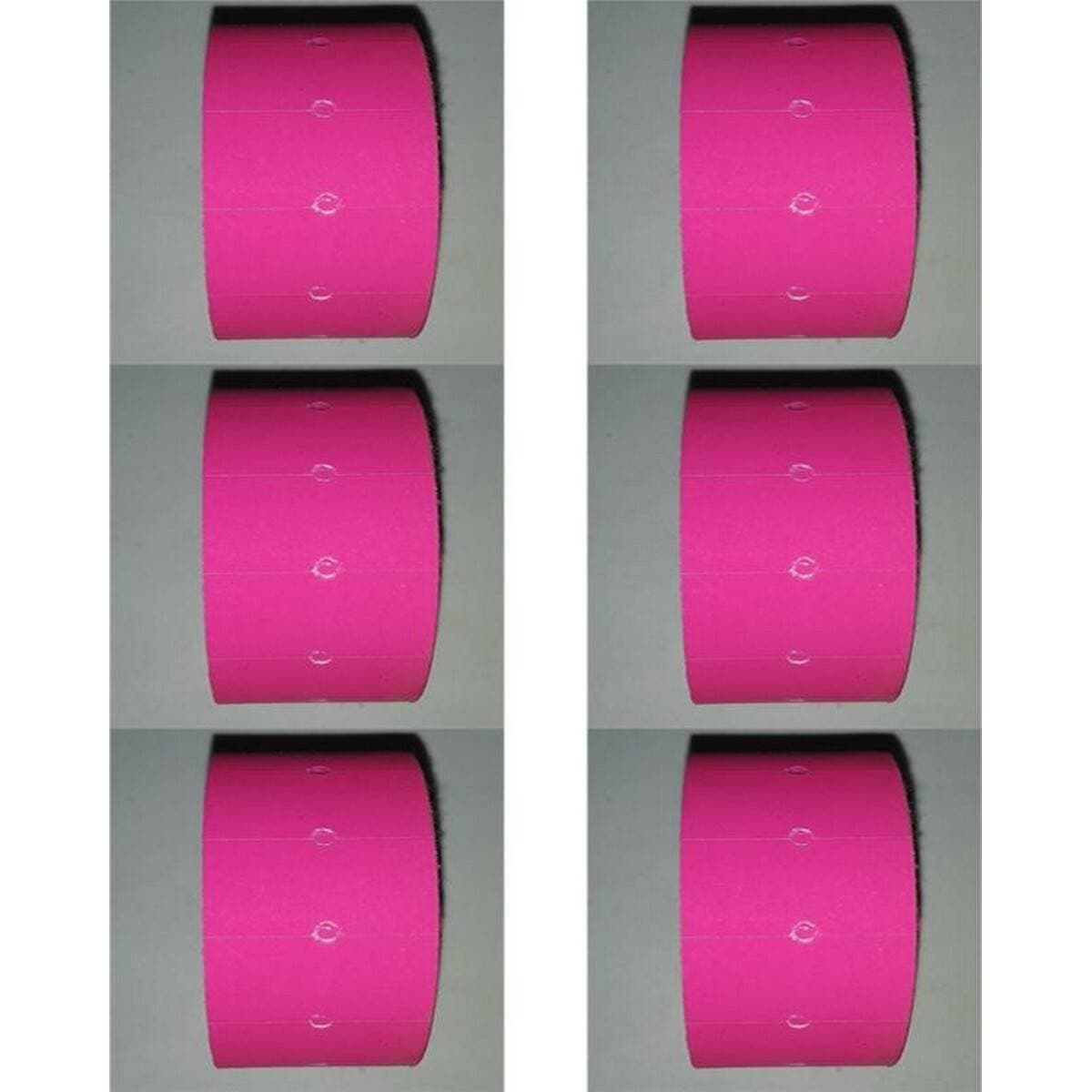 Price Tag Sticker Label Roll Pink (6 PCS)