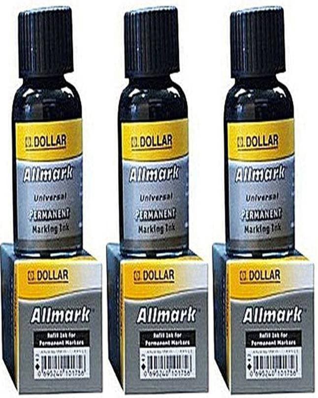 Permanent Marker Ink-15Ml-Black (3 PCS)
