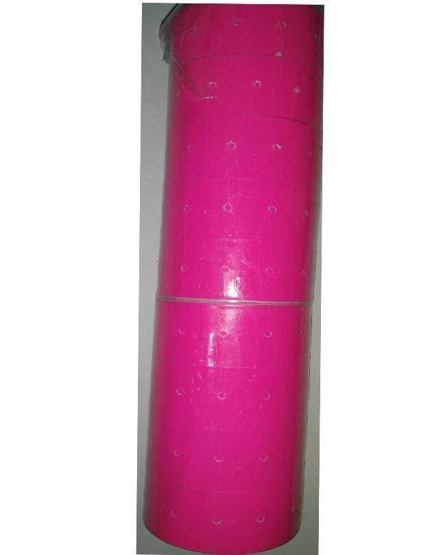 Price Tag Sticker Label Roll Pink (10 PCS)