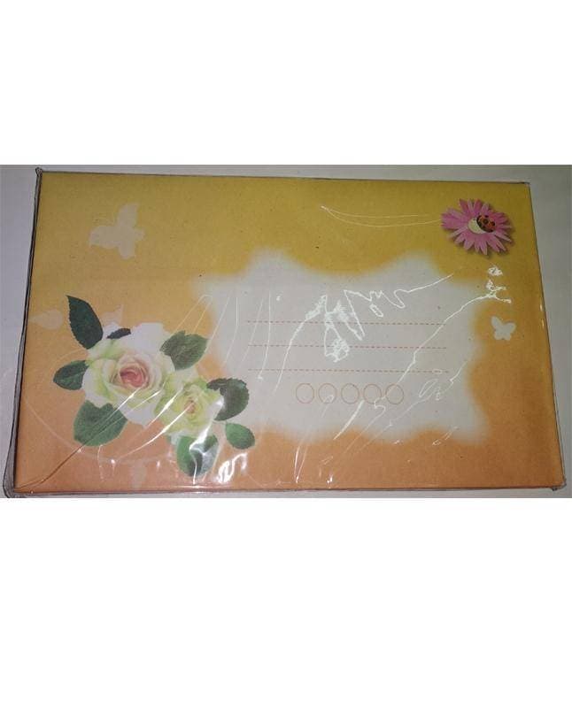 Rose Queen Yellow Color Envelope (75 PCS / 3 Pkt)