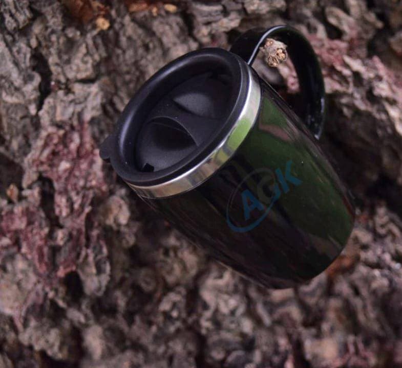 Stainless Steel Coffee Mug With Air Tight Lid 400ml