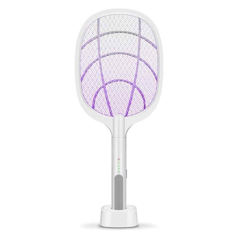 2 in 1 USB Rechargeable Dual-Use Mosquito Killer Racket
