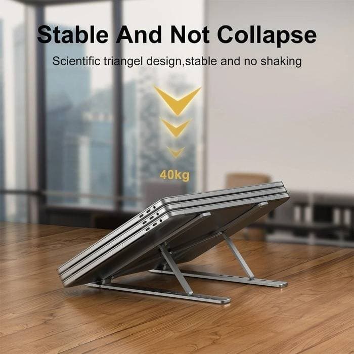 Lightweight Laptop Stand With 7 Adjustable Height Levels
