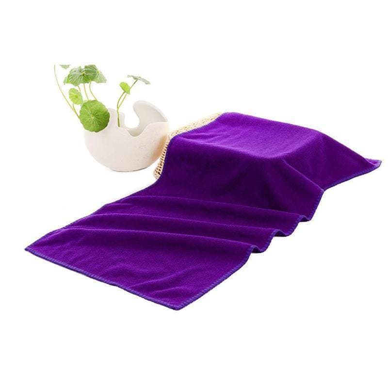 135*70cm Microfiber Purple Bath Towel - 1 Piece