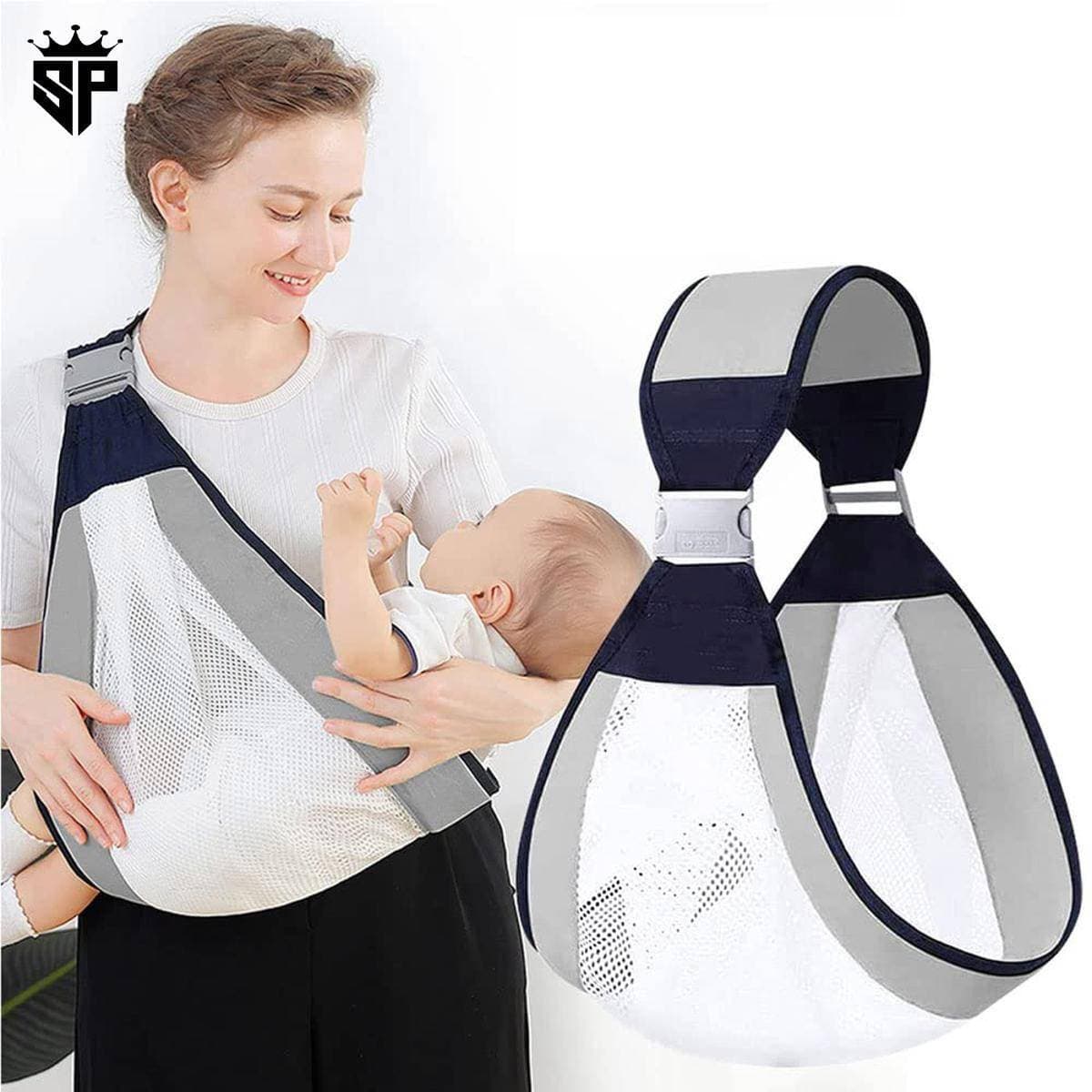 Sp Dealz  Baby Sling Carrier Newborn To Toddler