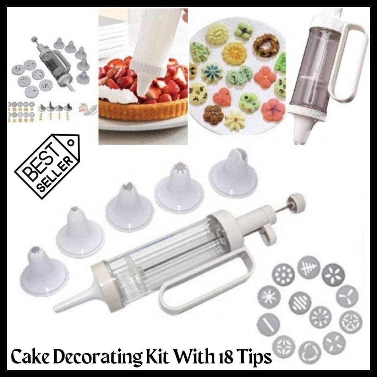 Cookie Press & Cake Decorating Kit| Cake  Decorating Kit