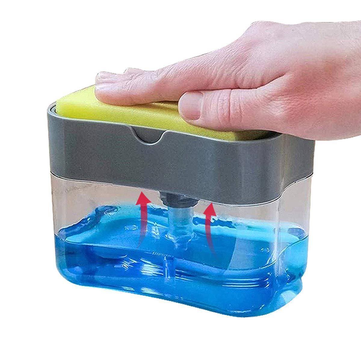 Soap Pump And Sponge Caddy Soap Dispenser