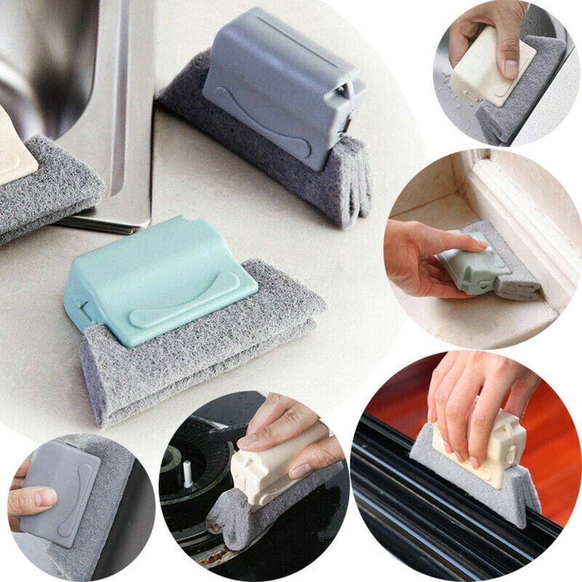 Window Rust Cleaner Toilet Sponge Brush Tool