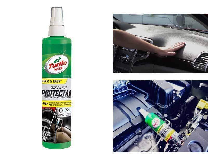 Dashboard Spray Wax Protectant Quick & Easy Inside & Out Protectant - 307Ml