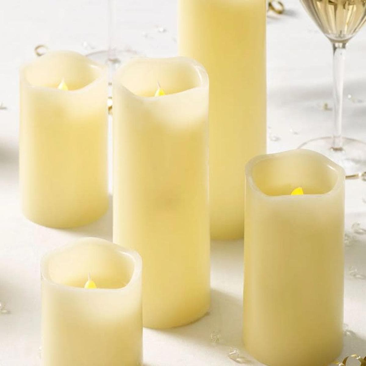 Pack Of 5 - Remote Operated Candle