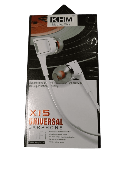 KHM X15 Universal Deep Bass Earphone