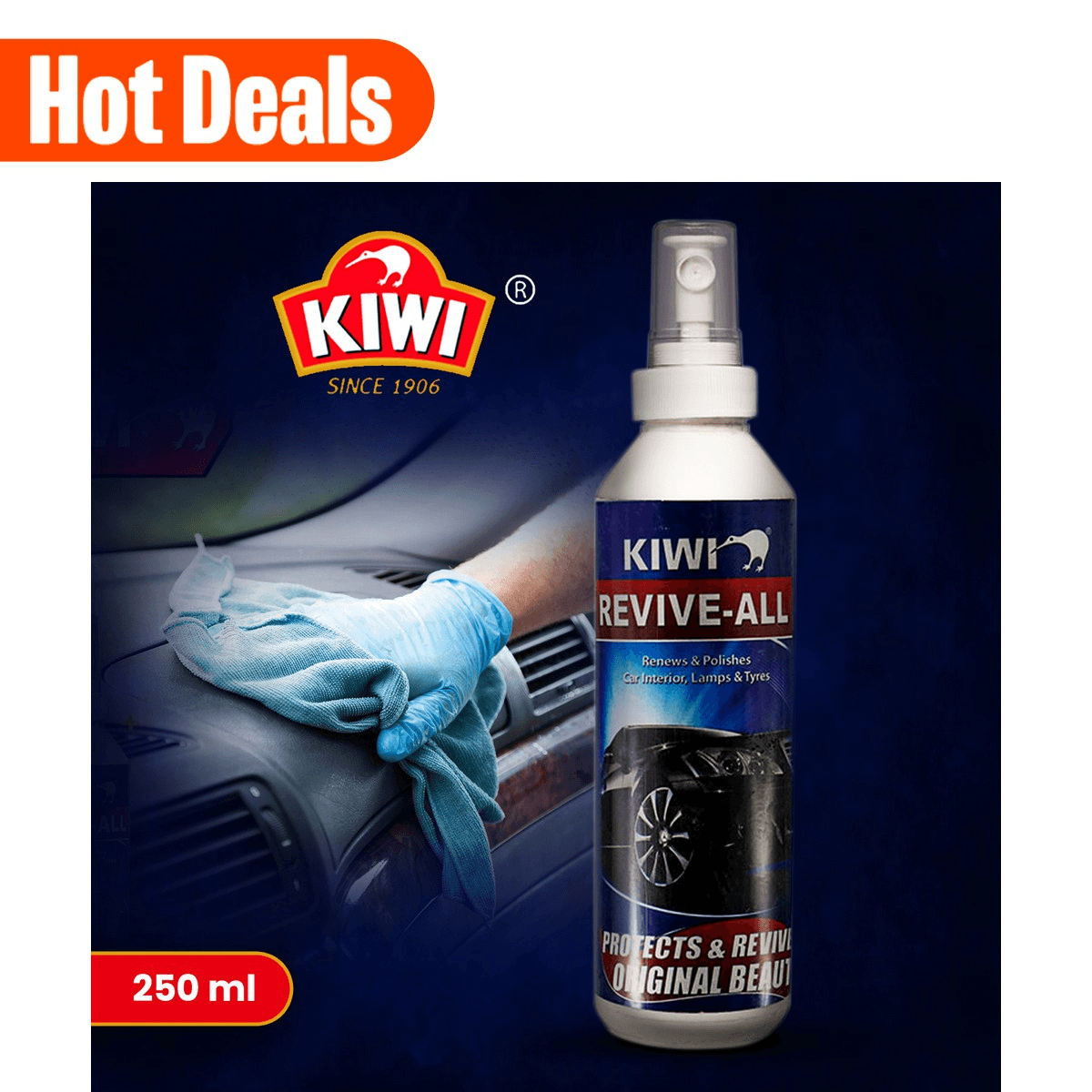 Kiwi Revive All Polish Spray 250Ml
