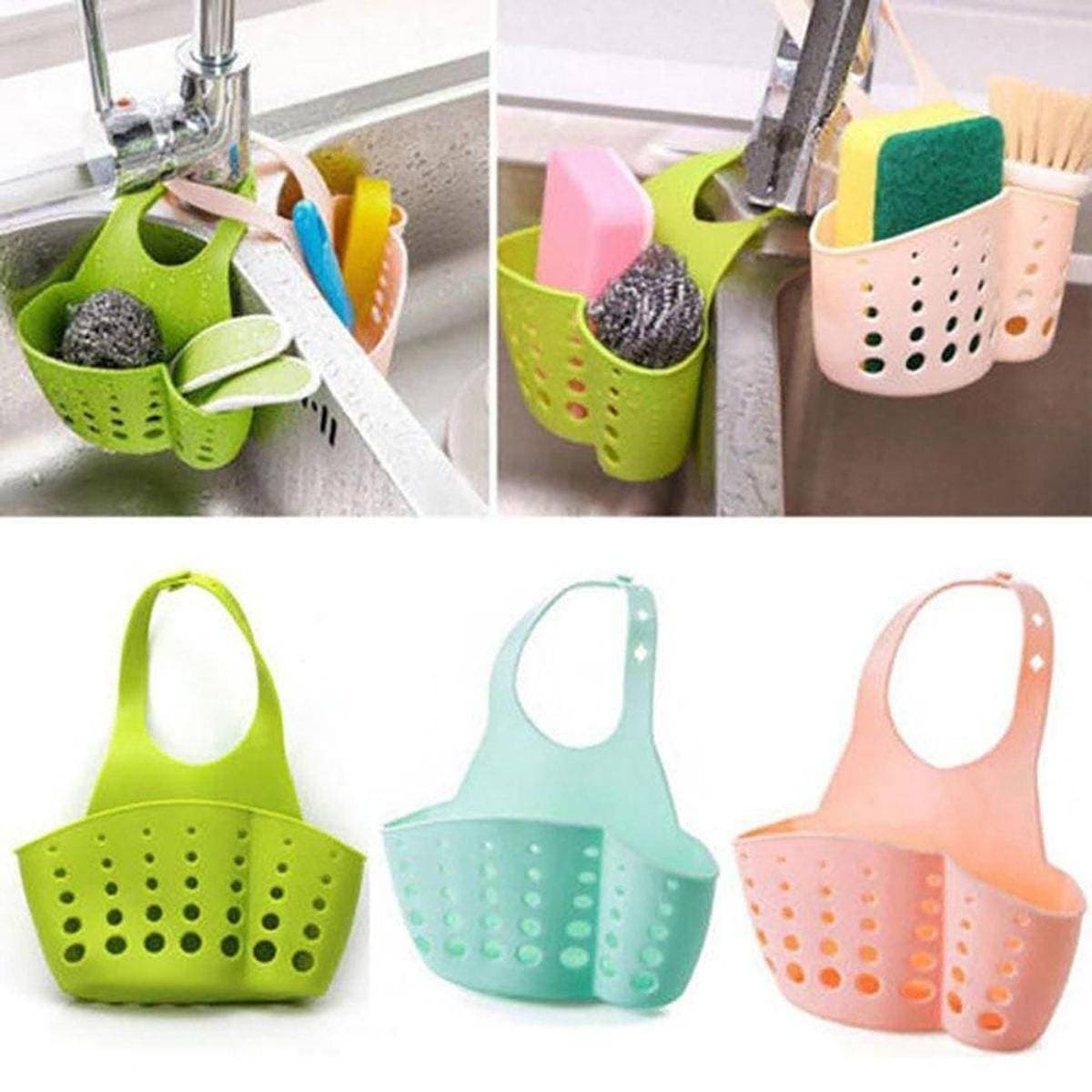 Sink Organizer Sponge And Brush Holder