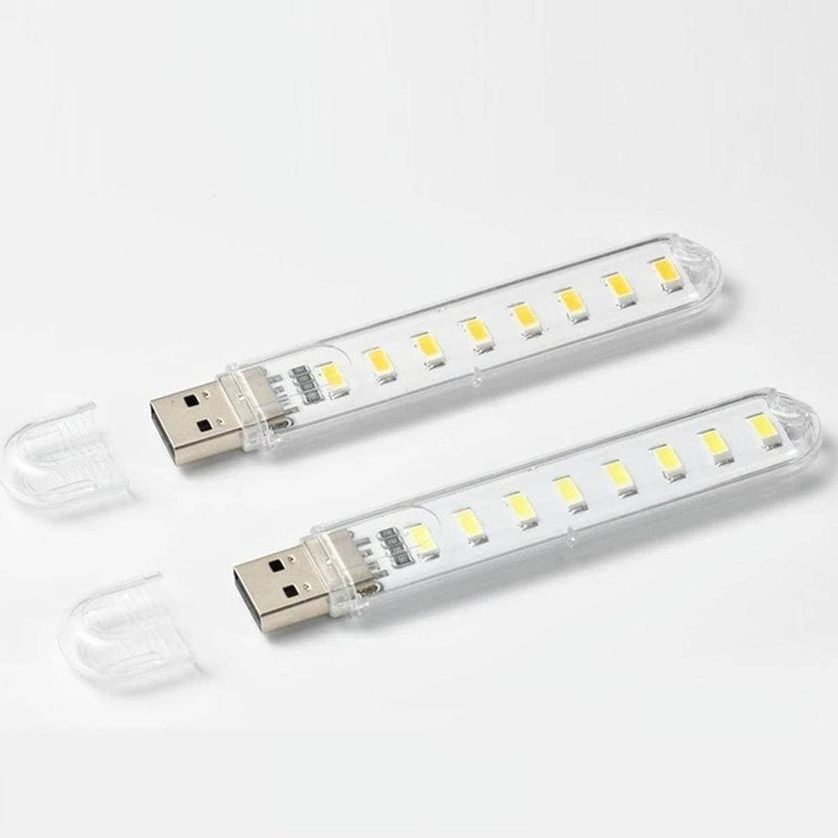 5V 8 Usb Led Night Reading Table Lamp