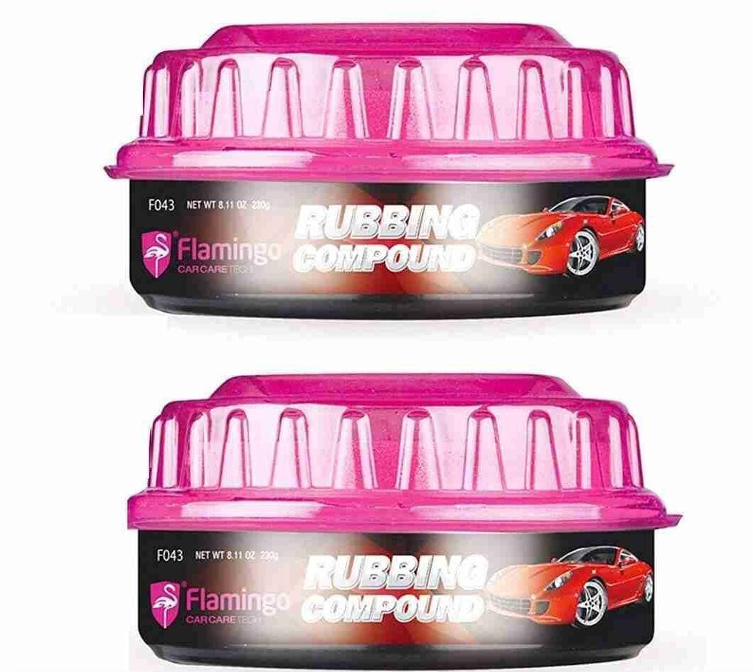 Flamingo Rubbing Compound Car Polish - 230G (Pack Of 2)