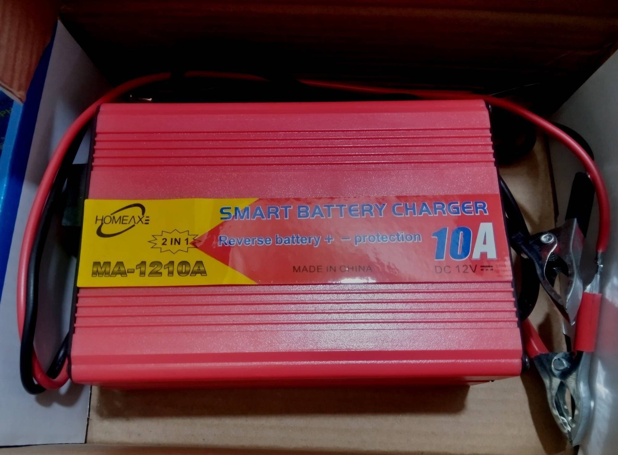 Full Automatic Car Battery Charger 220v To 12v 10A Smart Fast Power Charging For Wet Dry Lead Acid 2 in 1