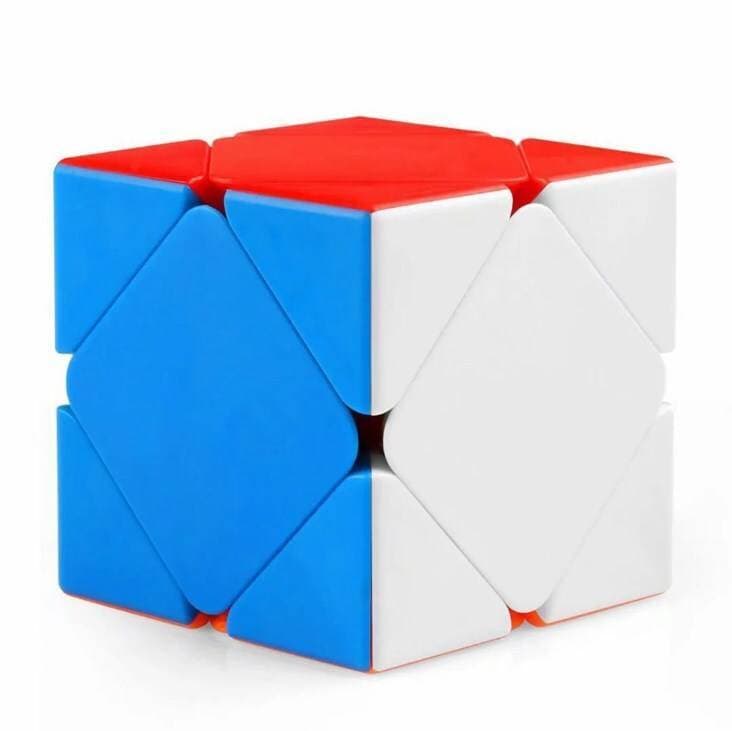 Rubik Skewb Cube Sticker less Puzzle Toy