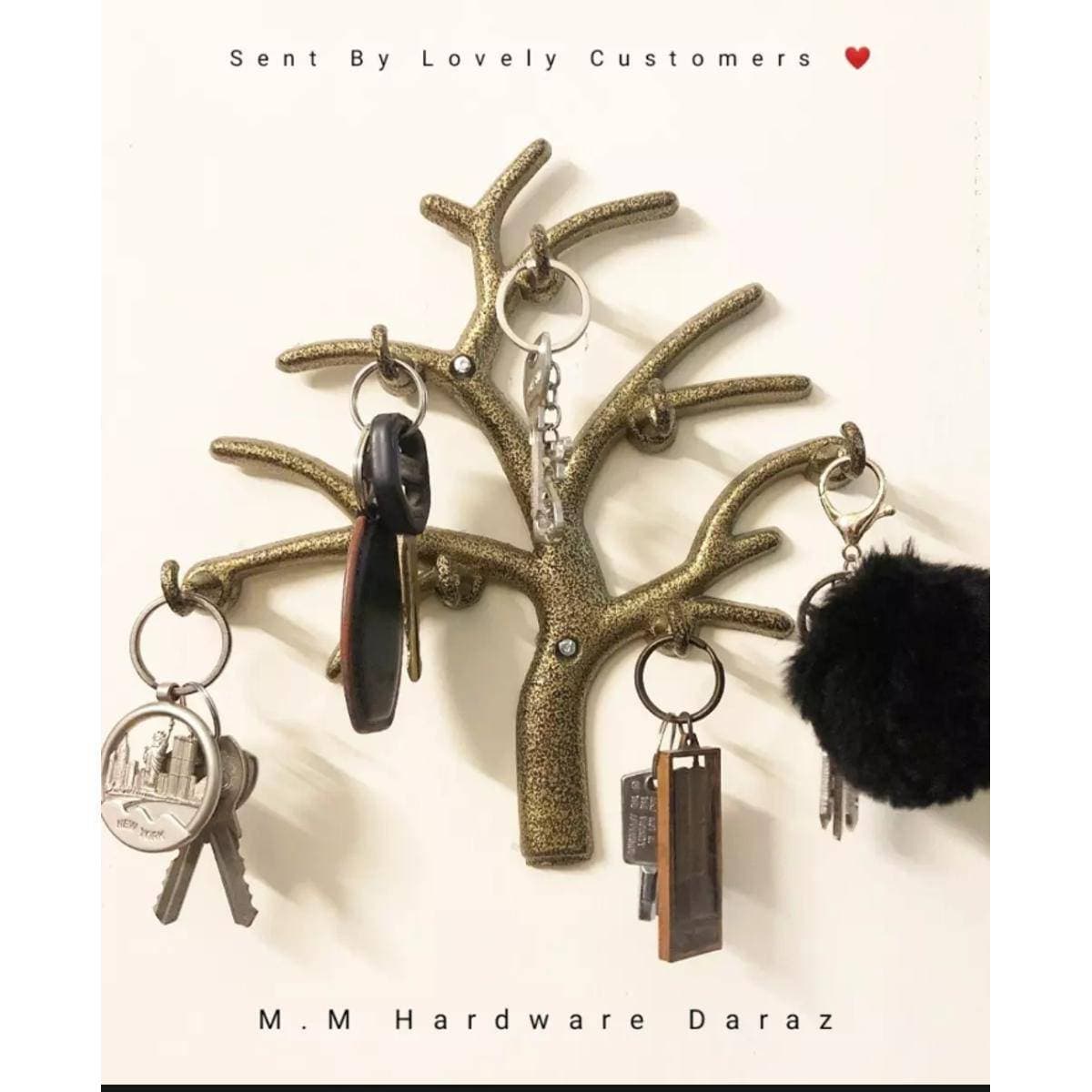 Tree-Shaped Wall Mounted Key Holder