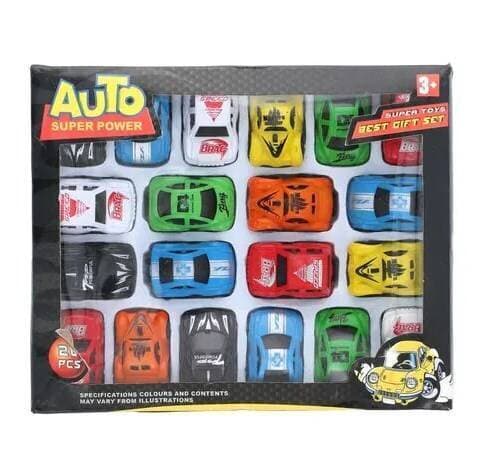 Pull Back Mini Car Set Toy - Pack of 20 PCS