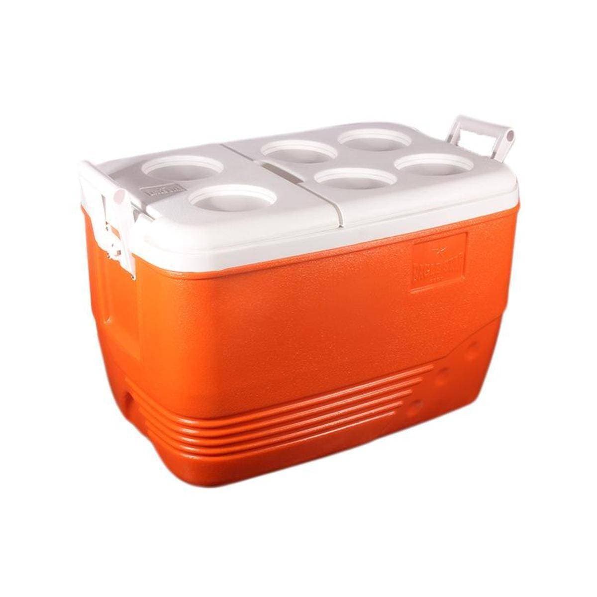 Orange Air Proof Multi Purpose Ice Box - 57 Liter Capacity