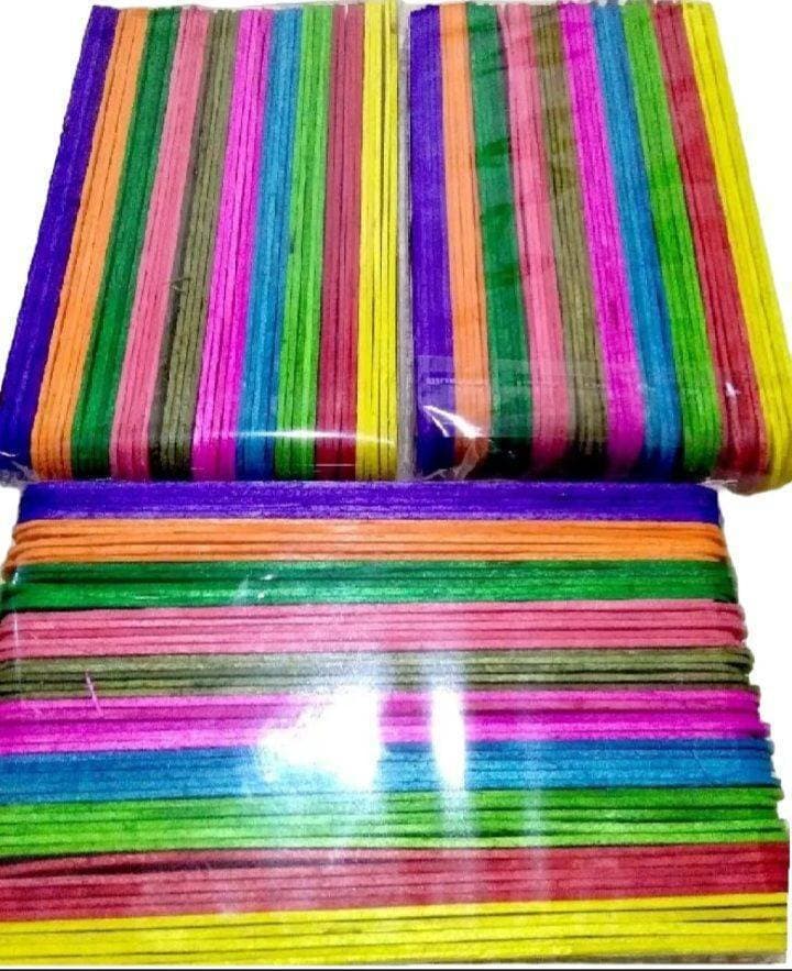 Pack Of 250 Wooden Popsicle Sticks (Length - 4.5 Inches)