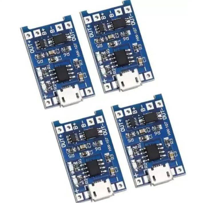 4Pcs Tp4056 1A Lion Battery Charging Board Micro USB