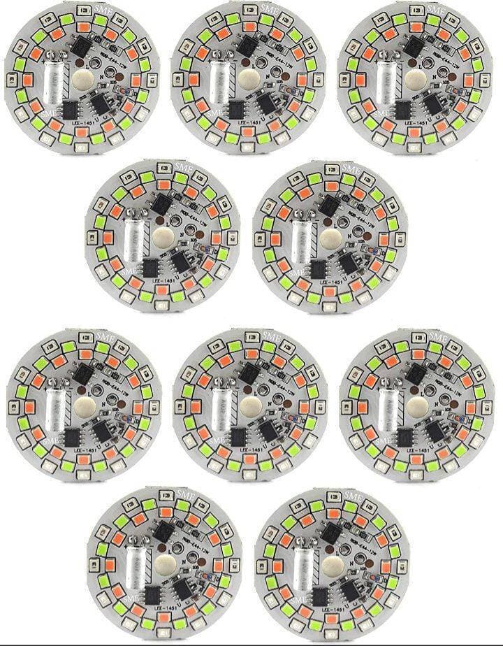 (Pack Of 2) Rgb 12W Led Chip 220V Led Bulb Raw Material