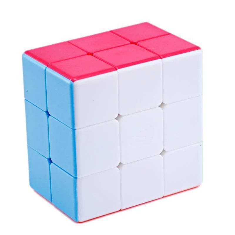 Rubik Cube 3x3x2 sticker less Puzzle Toy