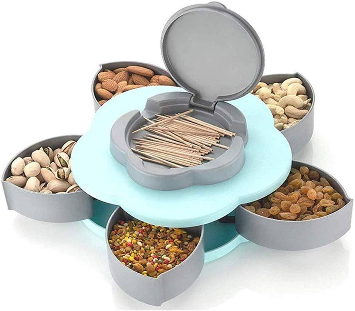 Single Layer Rotating Dry Fruit Tray