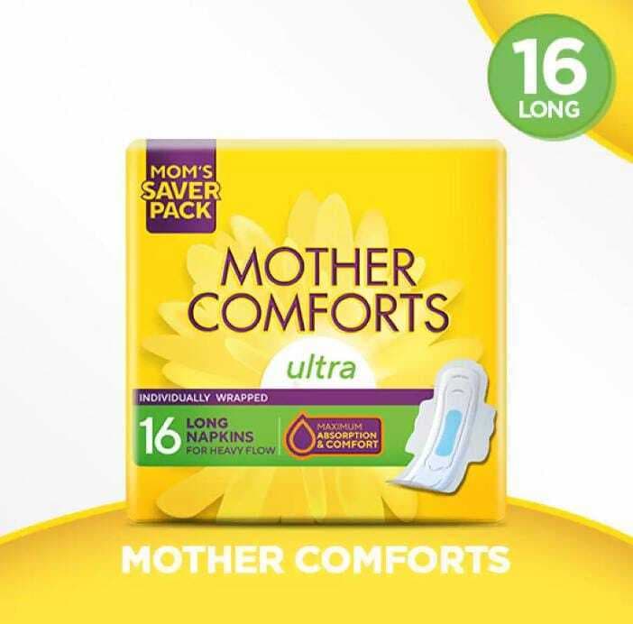 Mother Comforts Ultra Sanitary Pads Large 16 PCS
