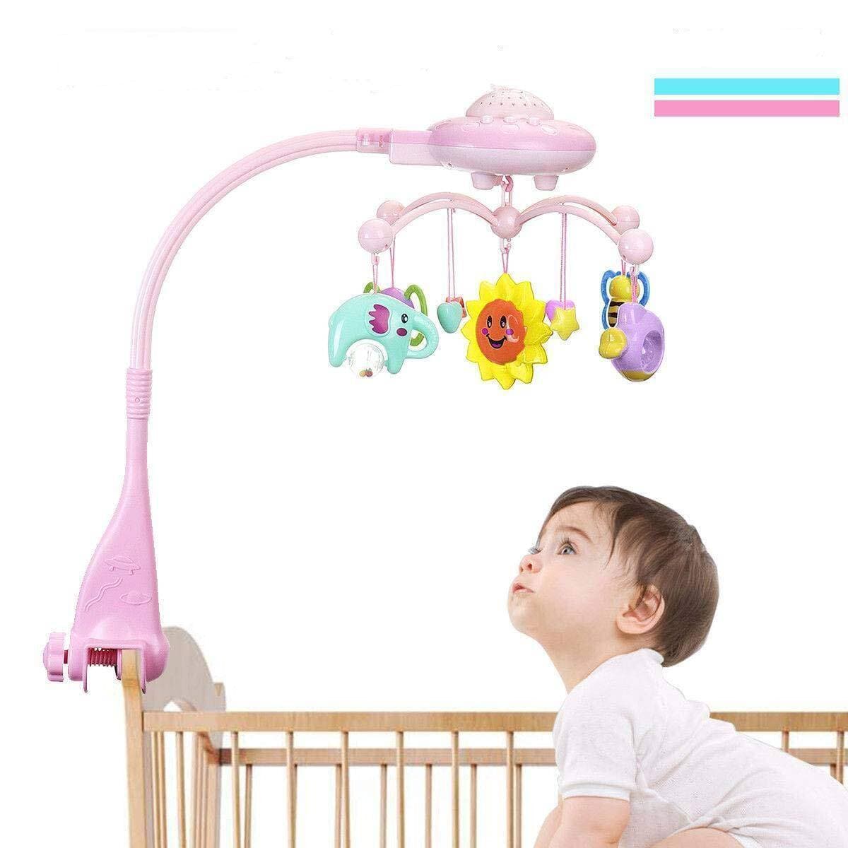 Giraffe Stand Musical Sound Rattle Cot