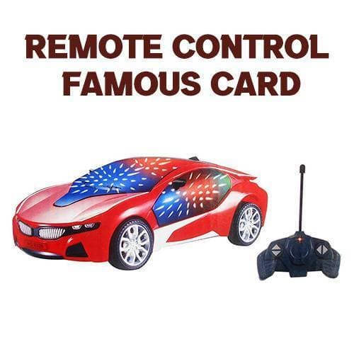 3D Famous Car 4 Channel Remote Control Cars Toy