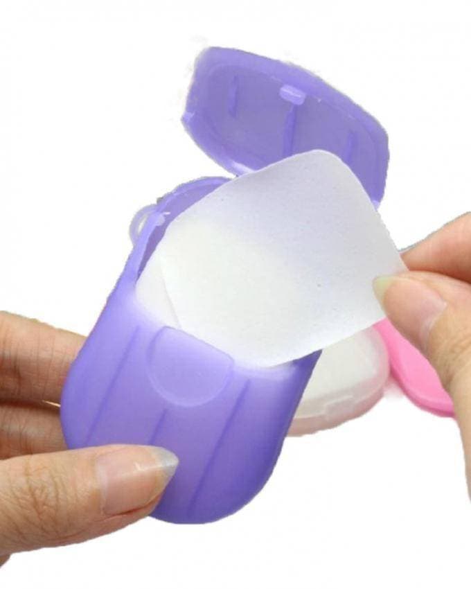 60 PCS Travel Paper Soap Slice Sheets