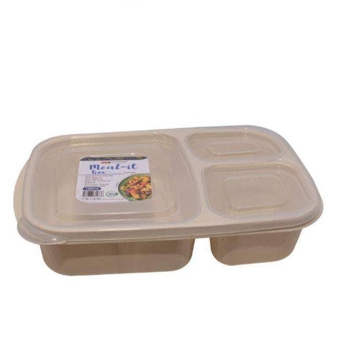 Maxware Large 1000ml Lunch Box With 3 Compartments