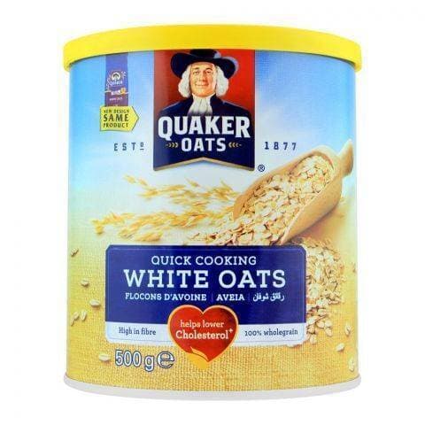Quaker Wholegrain White Rolled Oats 500GM