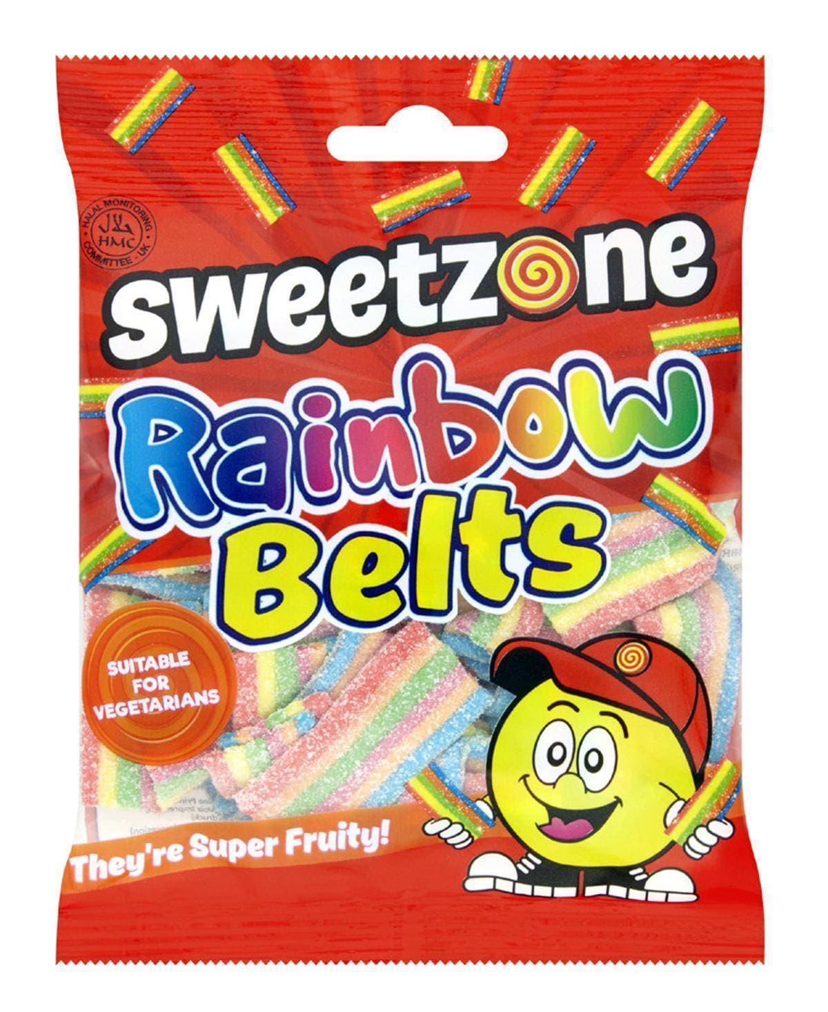 SweetZone Rainbow Belts Jelly 90 GM