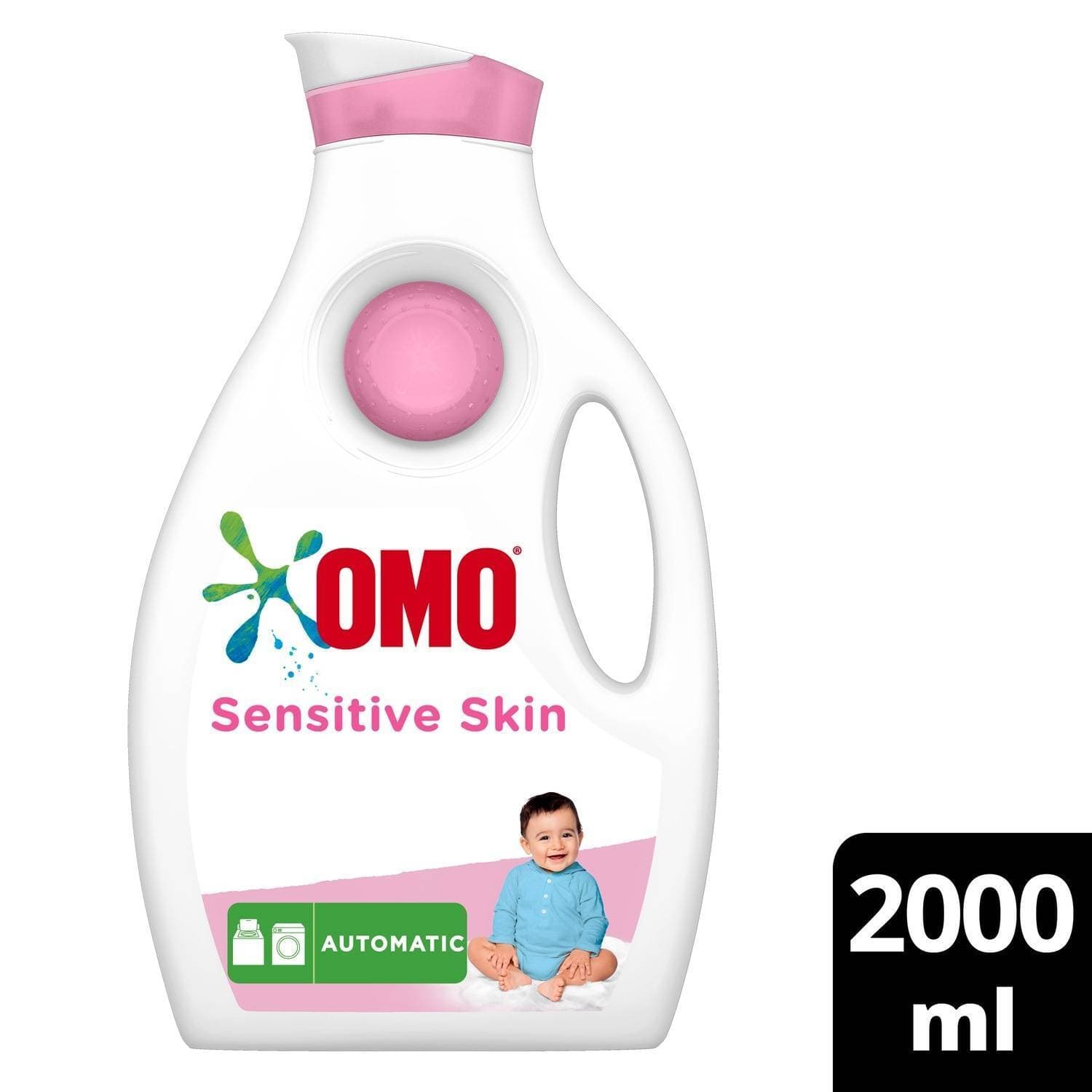 OMO Liquid Laundry Detergent Concentrated Sensitive Skin 2 Ltrs