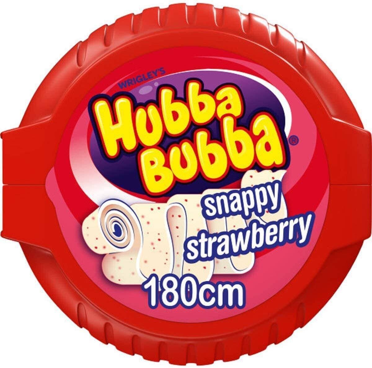 Wrigleys Hubba Bubba Strawberry Bubble Gum (1 Pack)