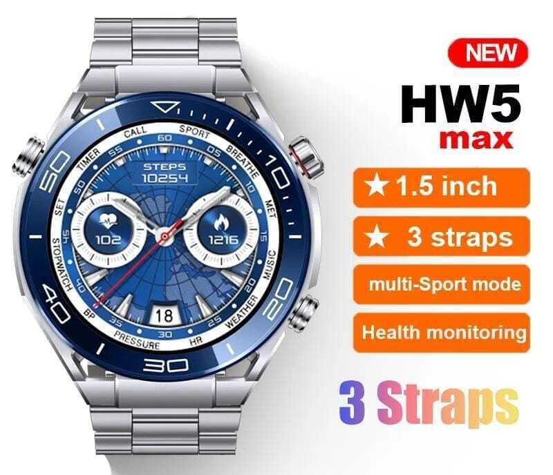 HW5 MAX Bluetooth Call Smartwatch For Men