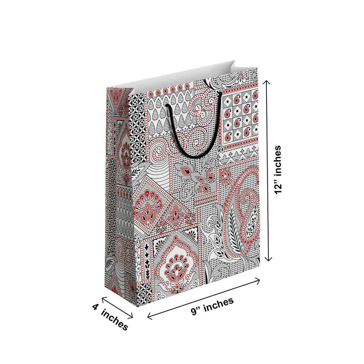 Pack Of 6 - Classic Quality Xm Size Gift Bag For Gifting - (TCR_134)
