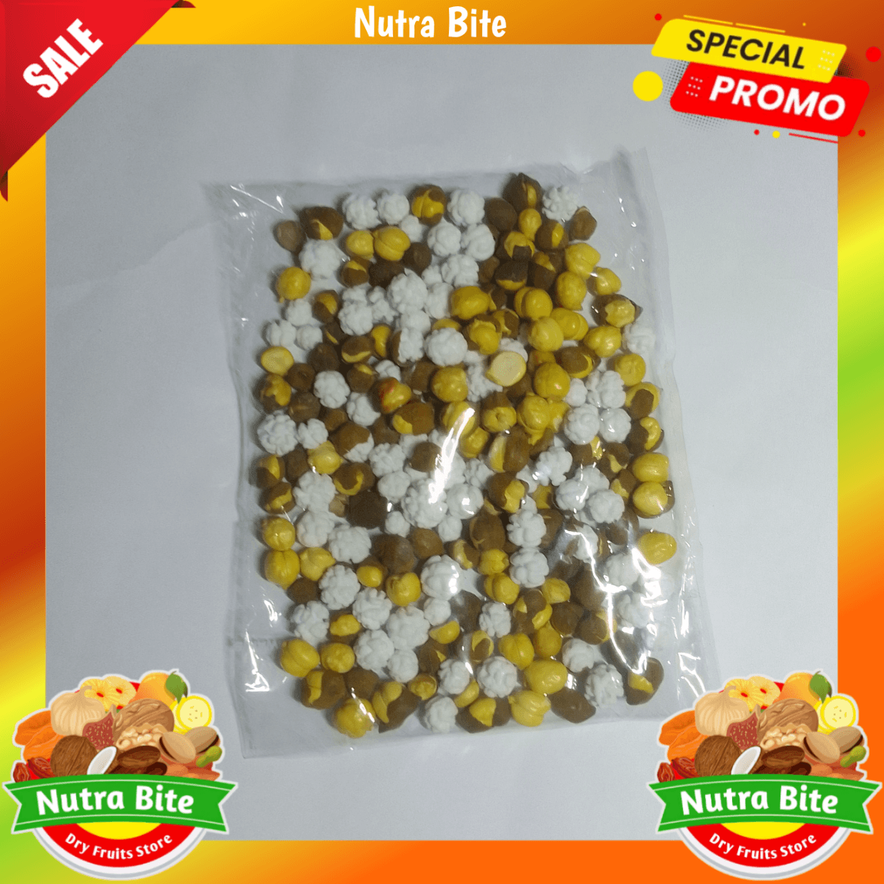 Nutra Bite Roasted Channa & Sweet Makhane Candy Mix Pack - 50 Gram