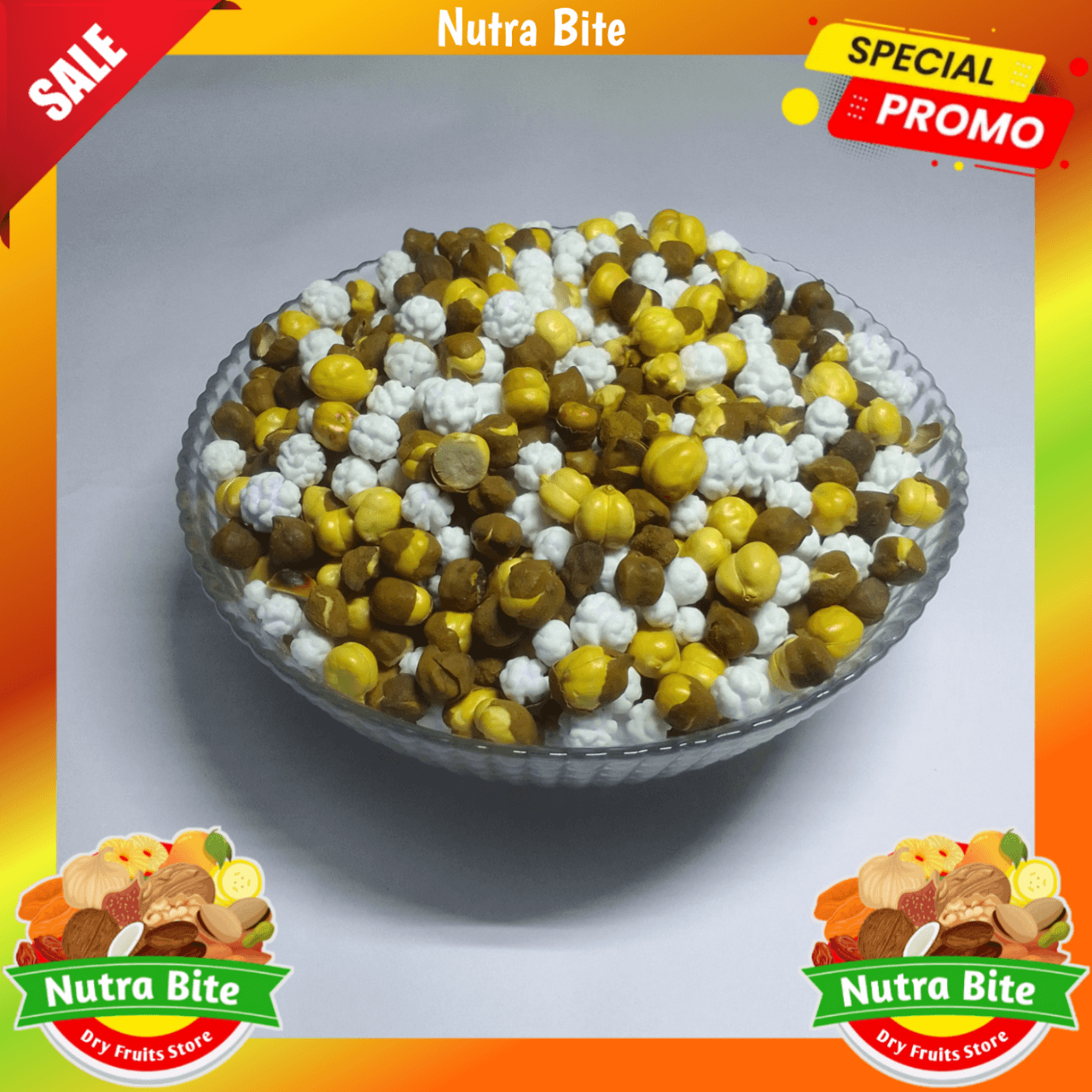 Nutra Bite Roasted Channa & Sweet Makhane Candy Mix Pack - 2KG