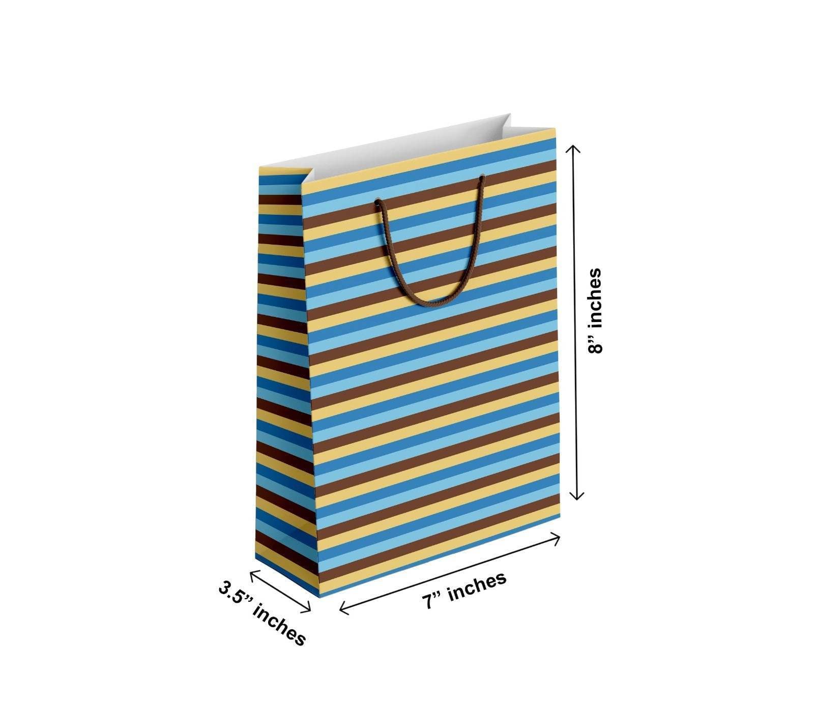 Pack Of 6 - Classic Quality Xxxs Size Gift Bag For Gifting - (TCR_035)